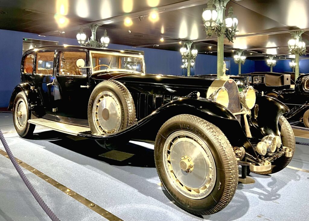 Imposing Bugatti Royale at the Musee Nationale de L'automobile in Mulhouse, France